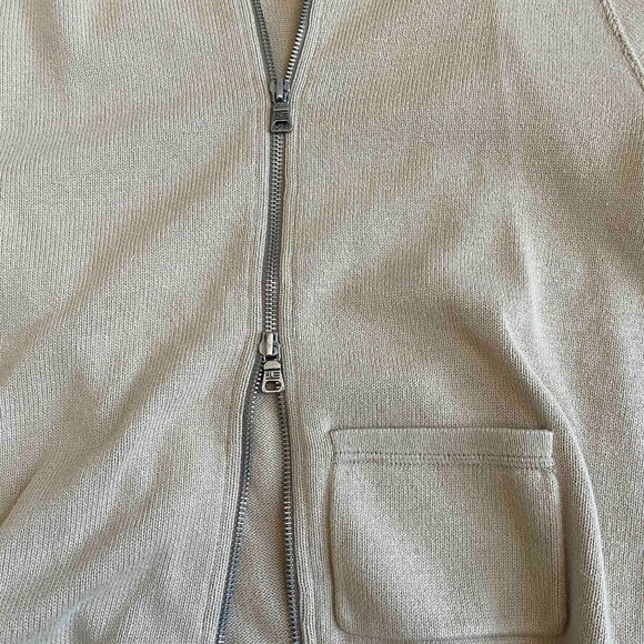 Vintage 90s Ralph Lauren Double Zip Cotton Bomber Jacket Size S Preppy Coastal - Picture 5 of 10
